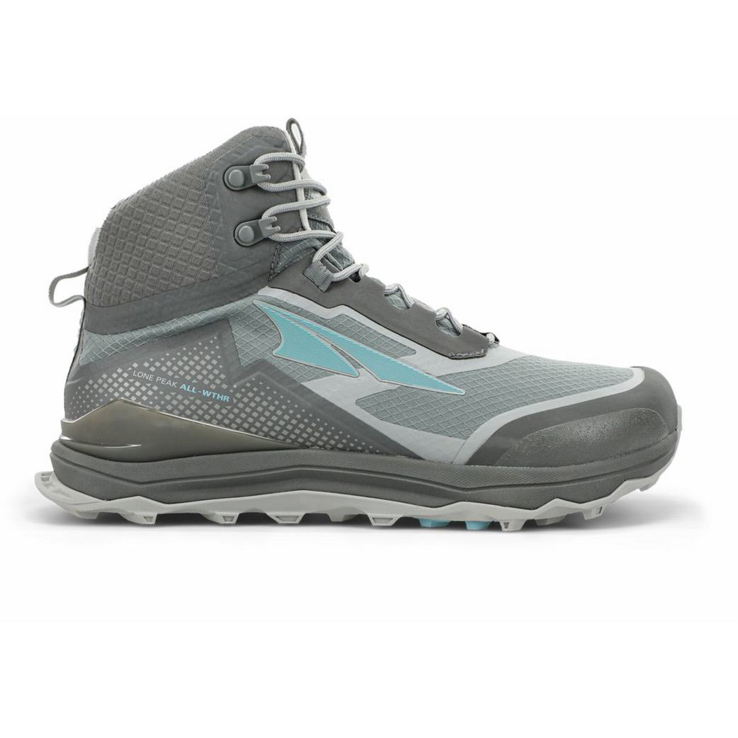 Altra Trailrunning Schuhe Damen - Lone Peak All-wthr Mid - Grau/Grün 279BDPCIR